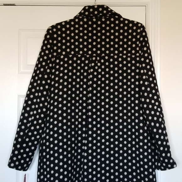 Polka dot pea coat sz.L - Picture 5 of 6